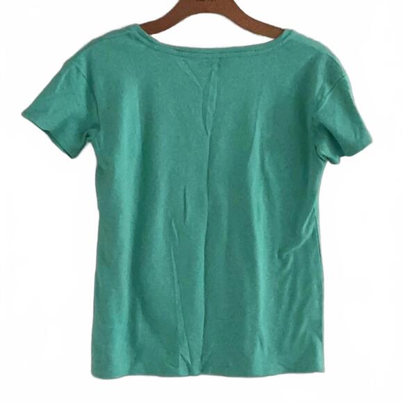 Green Marie Curie Custom Illustrated Cotton Graphic Tee by Piccolina. Medium - Picture 5 of 5